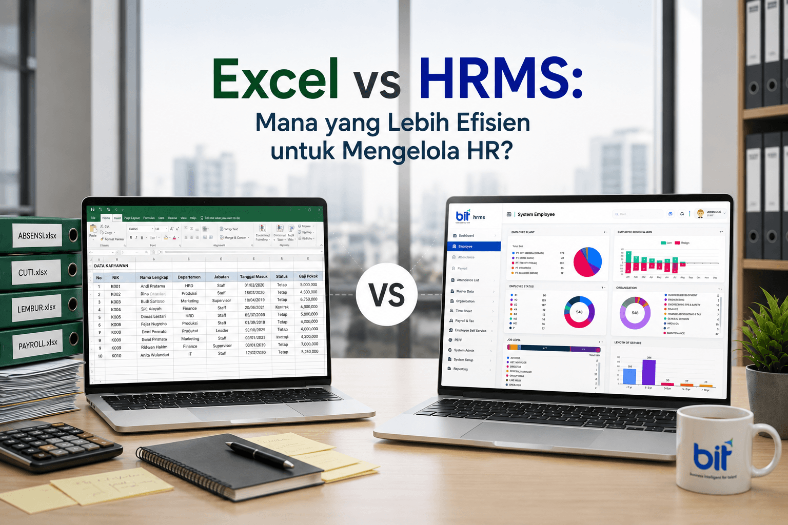 Excel vs HRMS: Mana yang Lebih Efisien untuk Mengelola HR?